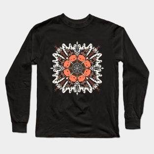 Jack-o'-Lanterns in a circle Long Sleeve T-Shirt